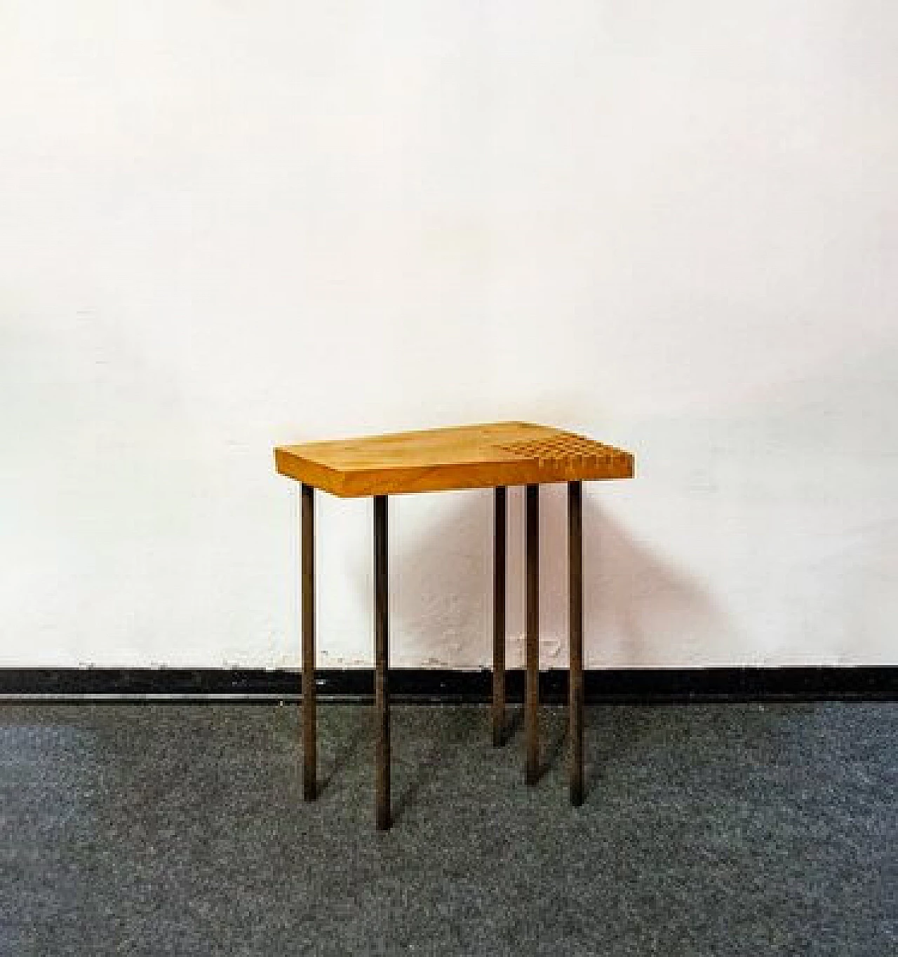 Wooden coffee table by Toni Cordero, 1980s 1