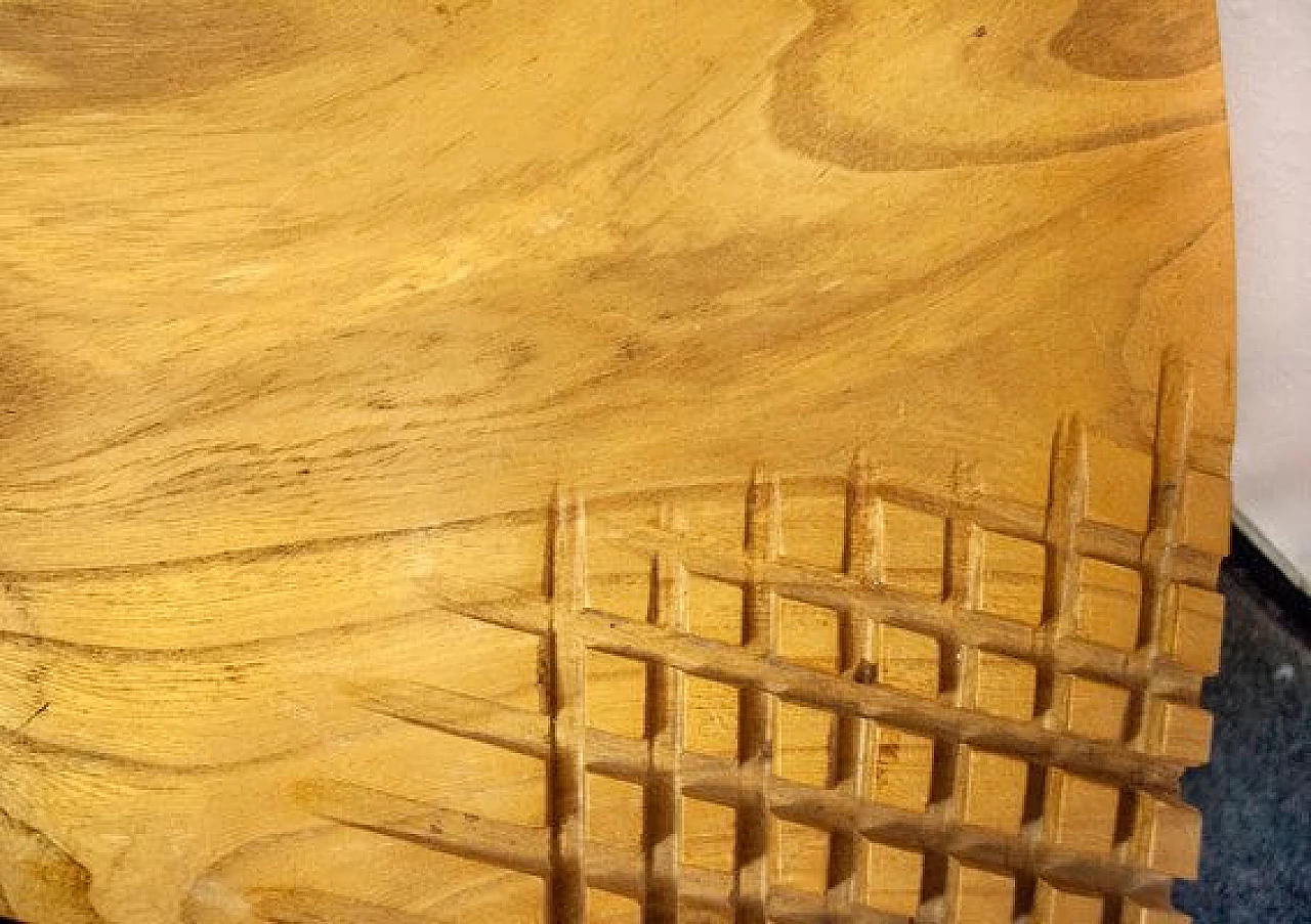 Wooden coffee table by Toni Cordero, 1980s 6