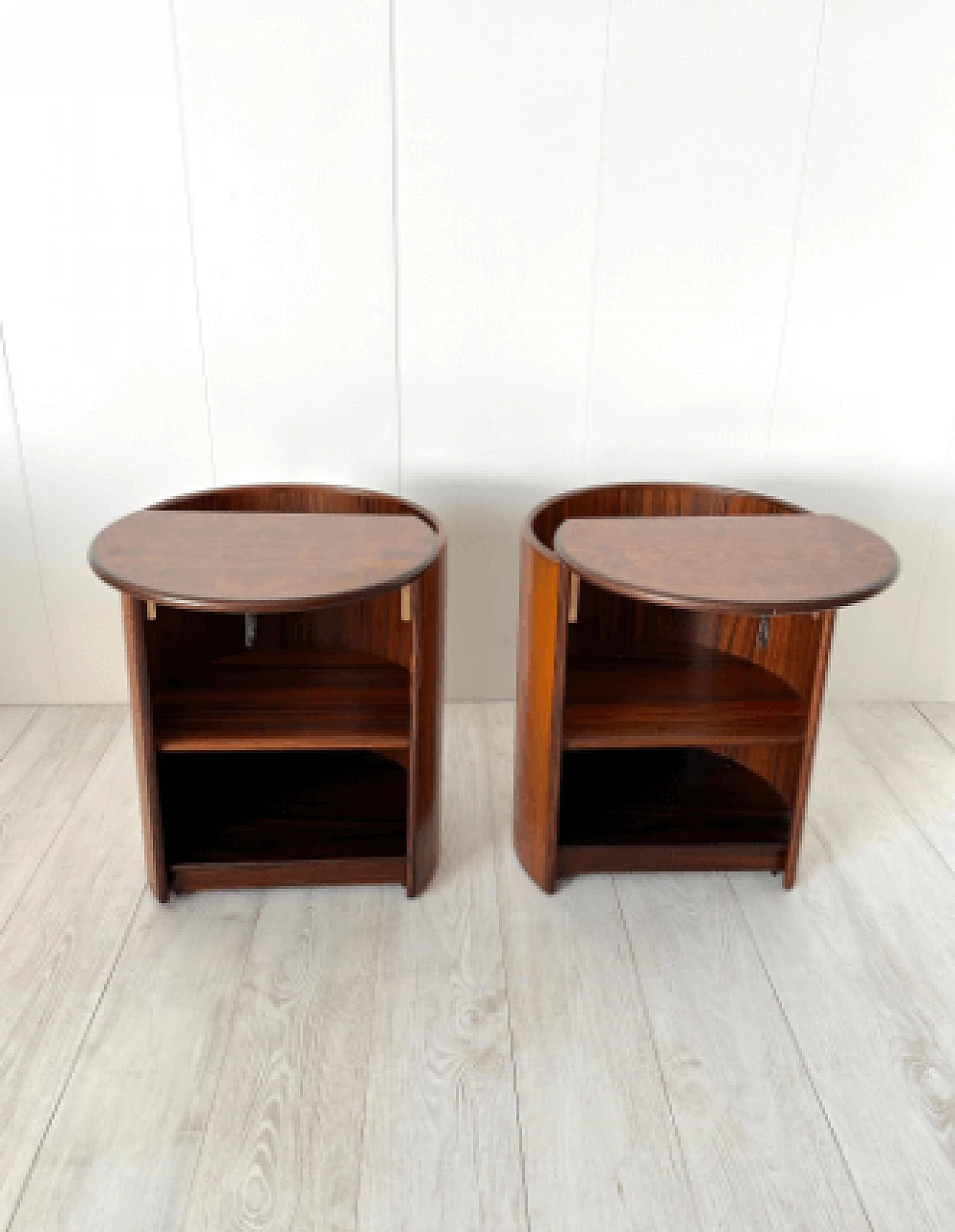 Pair of Artona bedside tables by Afra and Tobia Scarpa for Maxalto, 1970s 8