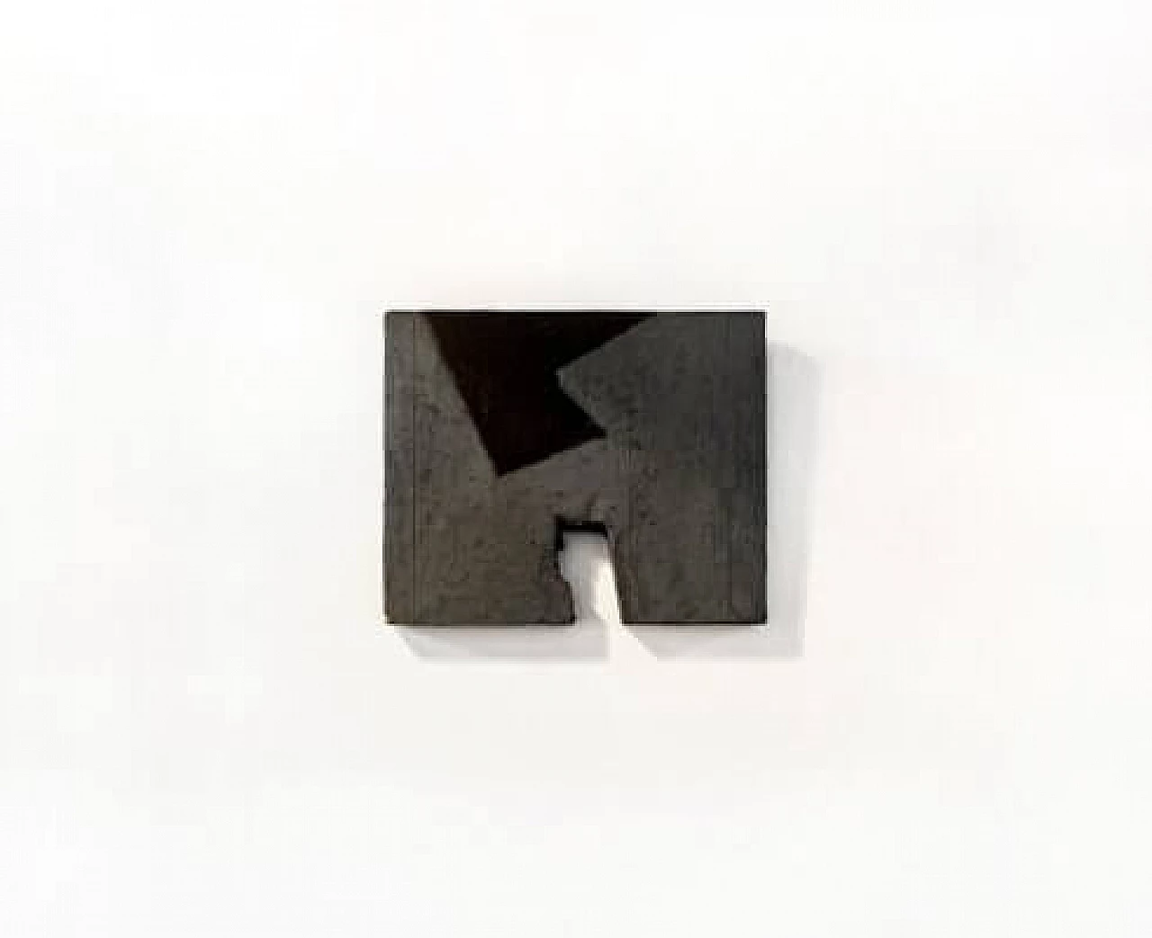 Marcello Jori, Dipinto, policromo grigio e nero su legno, 1986 1