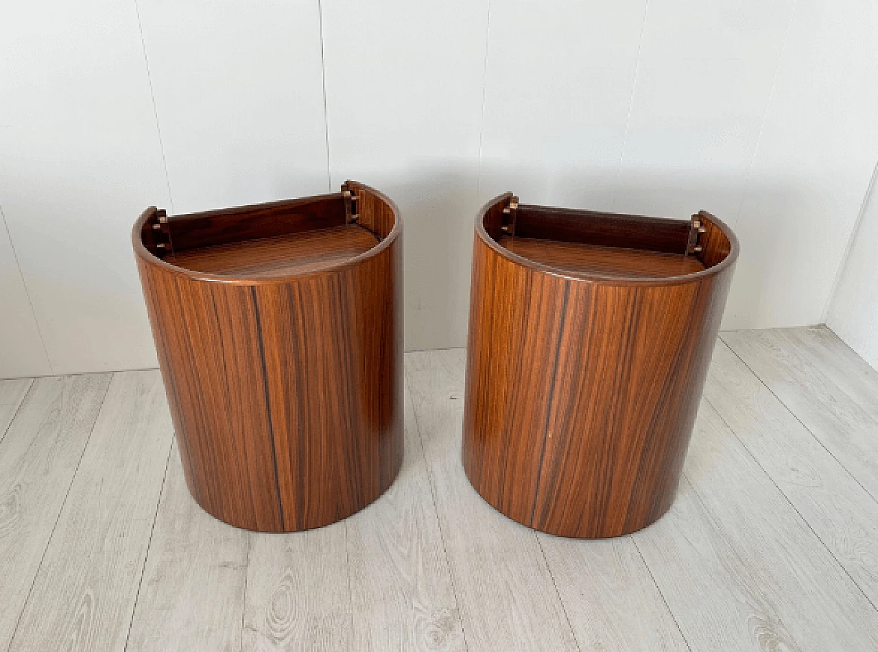Pair of Artona bedside tables by Afra and Tobia Scarpa for Maxalto, 1970s 19