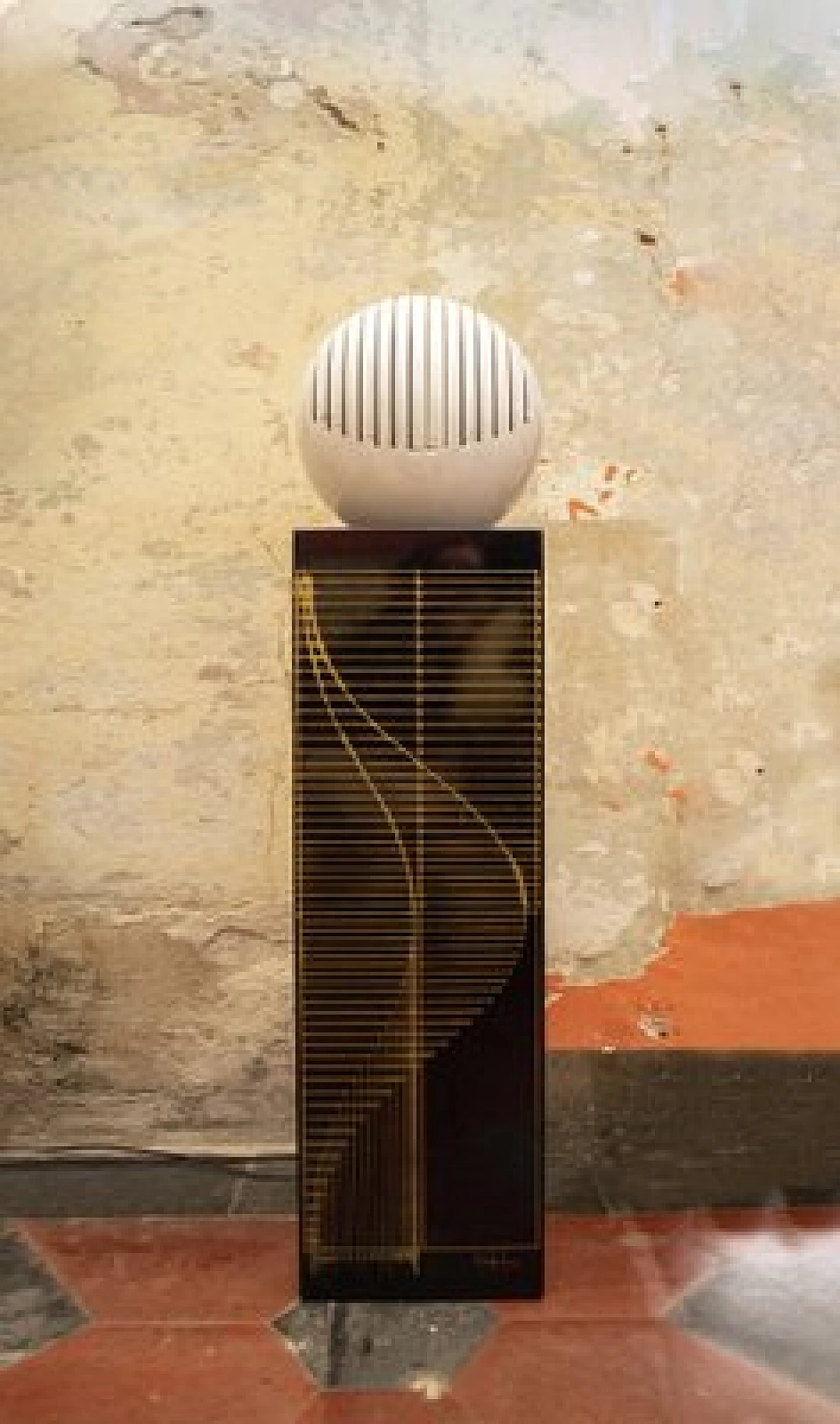 Lampada Arpa di Alfredo Pizzo Greco per Zanotta, anni '70 1