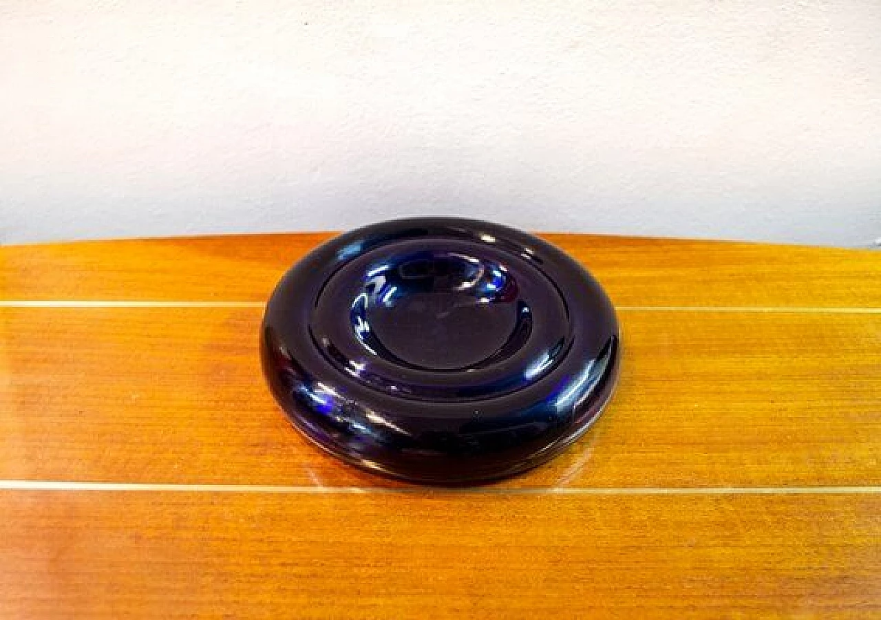 Glass ashtray by Enzo Mari for Danese, 1980 2