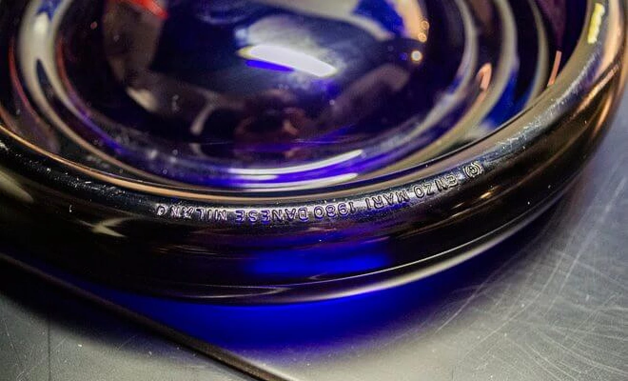 Posacenere in vetro di Enzo Mari per Danese, 1980 4