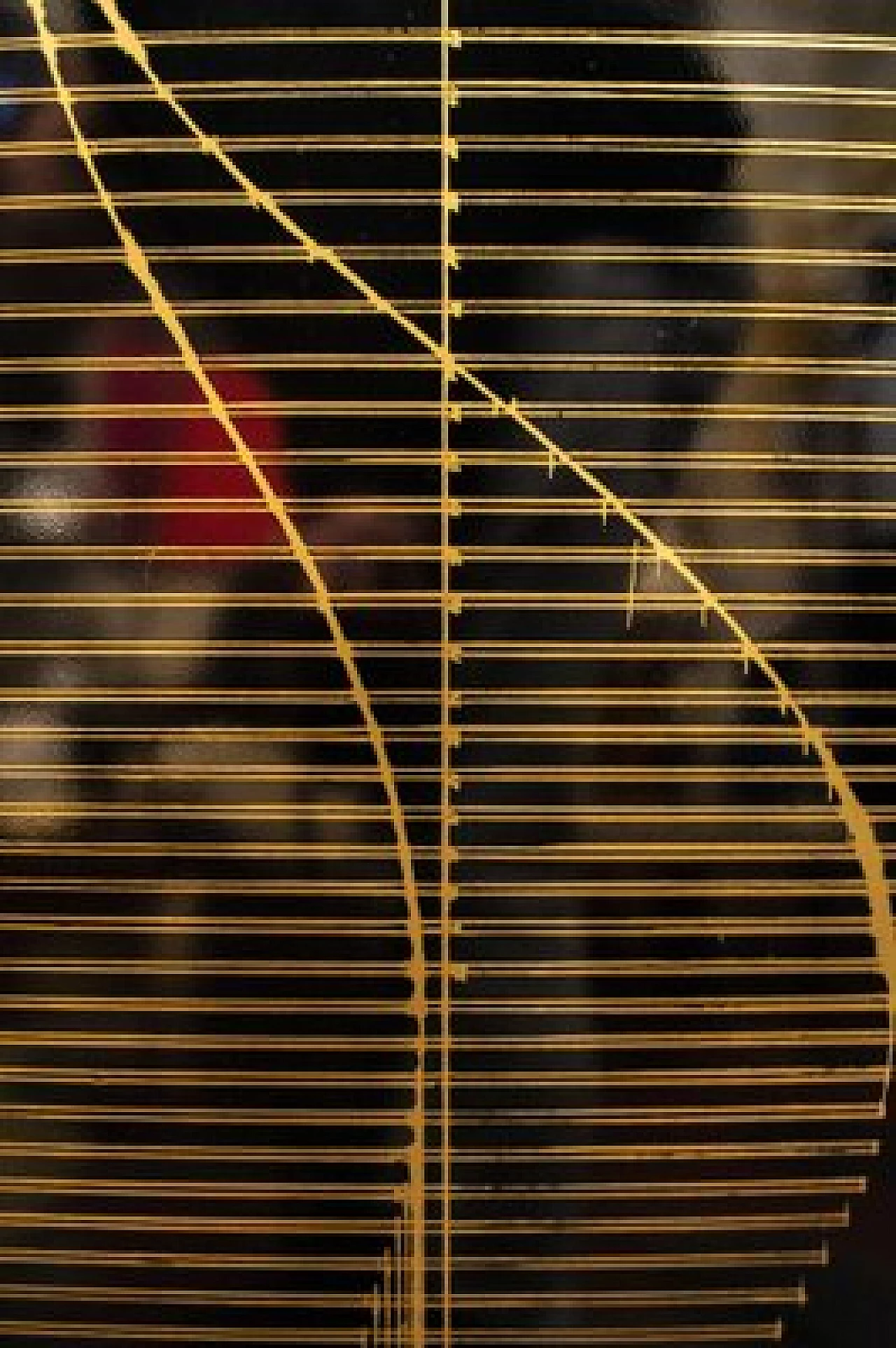 Lampada Arpa di Alfredo Pizzo Greco per Zanotta, anni '70 6