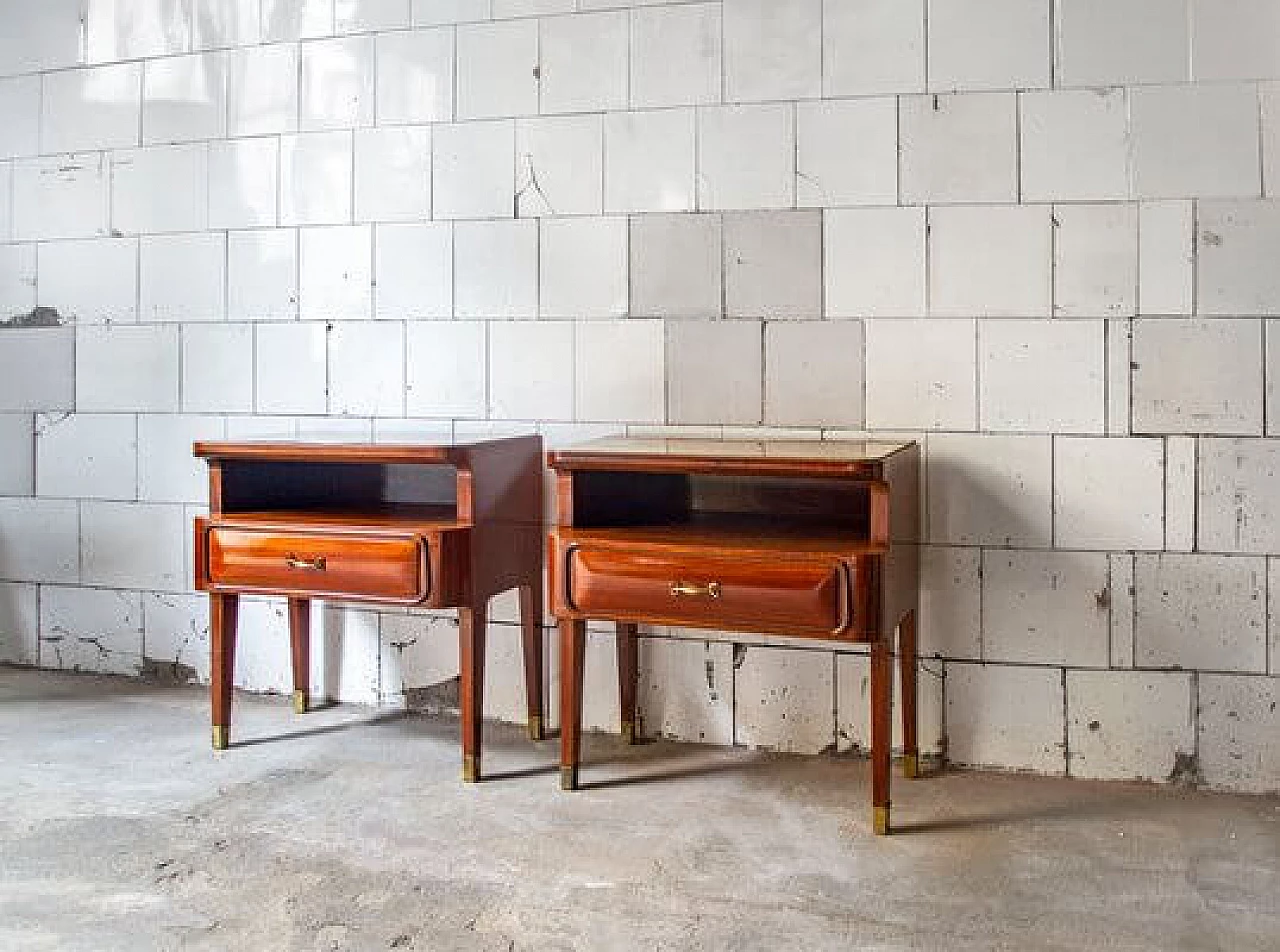 Pair of rosewood bedside tables from La Permanente Mobili Cantù, 1970s 1