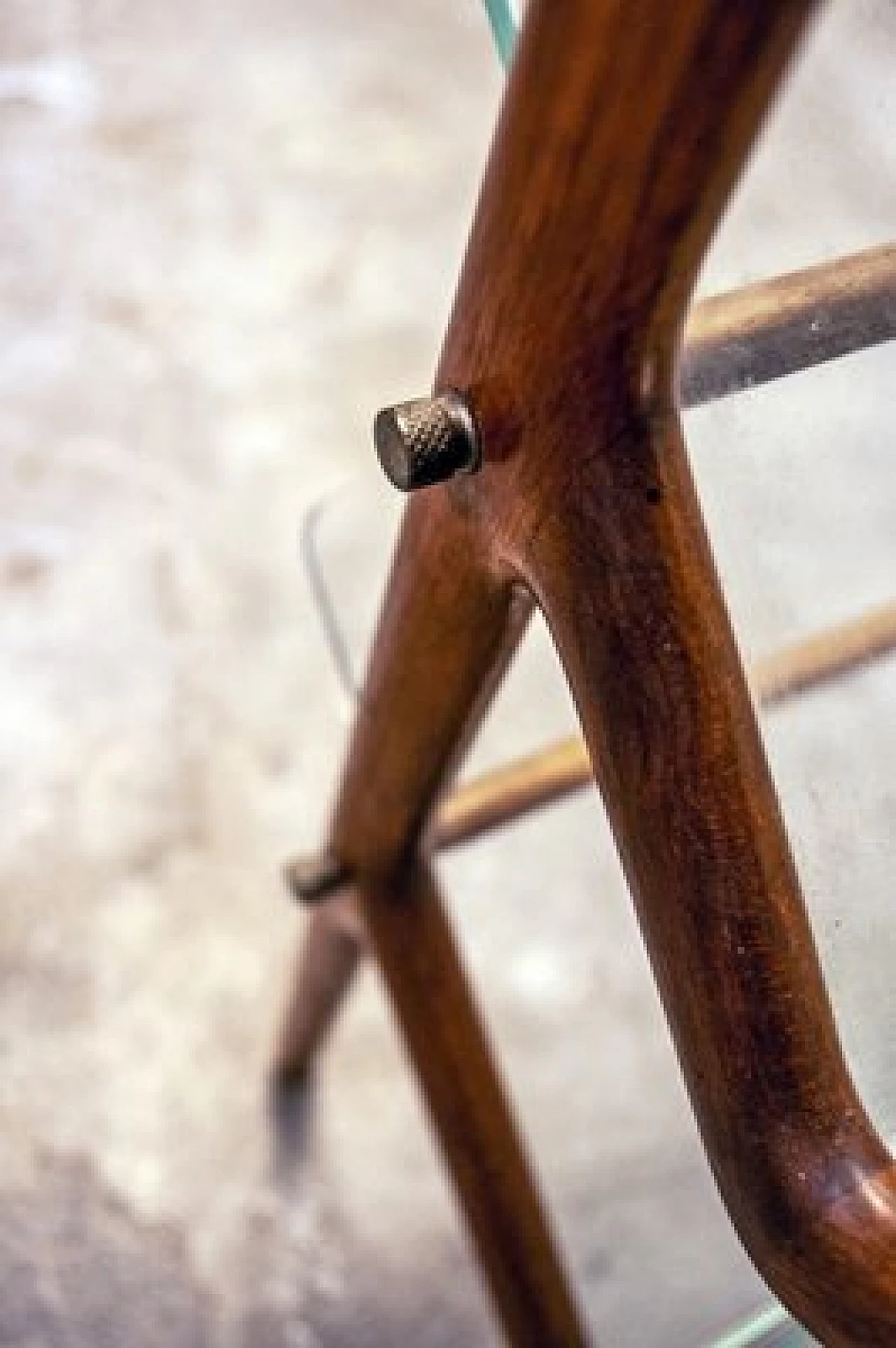 Magazine rack in wood & glass by Ico Parisi, 1950s 7