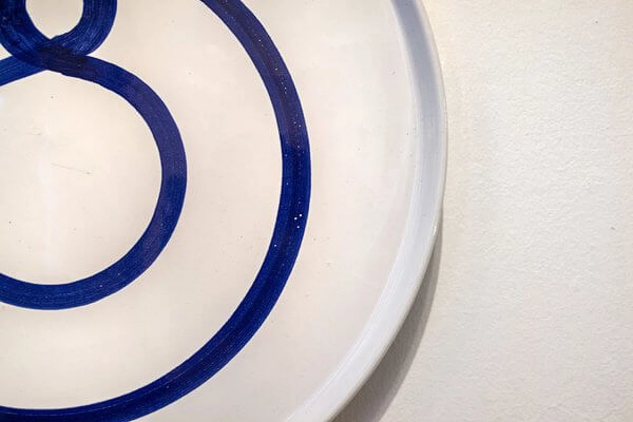 Piatto da parete di Alighiero Boetti per Alitalia, 1986 4