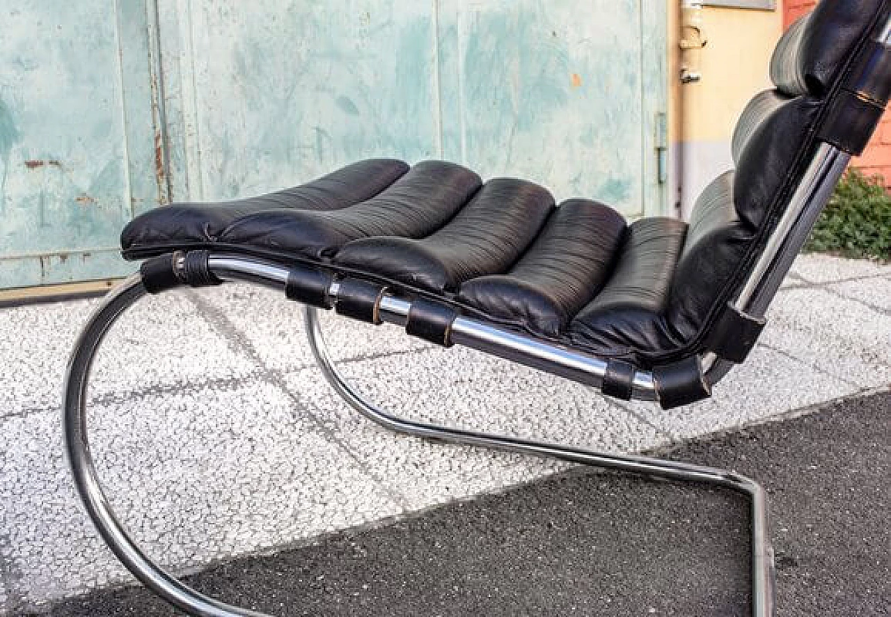 Poltrona MR Lounge Chair di Ludwig Mies Van Der Rohe per Knoll, anni '80 5