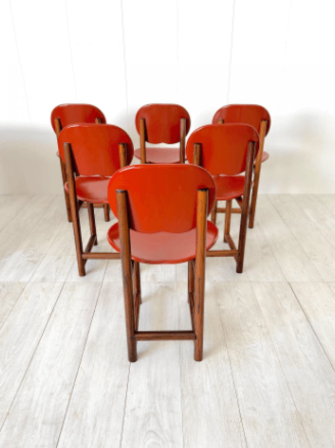 6 New Harmony chairs by Afra and Tobia Scarpa for Maxalto, 1970s 6