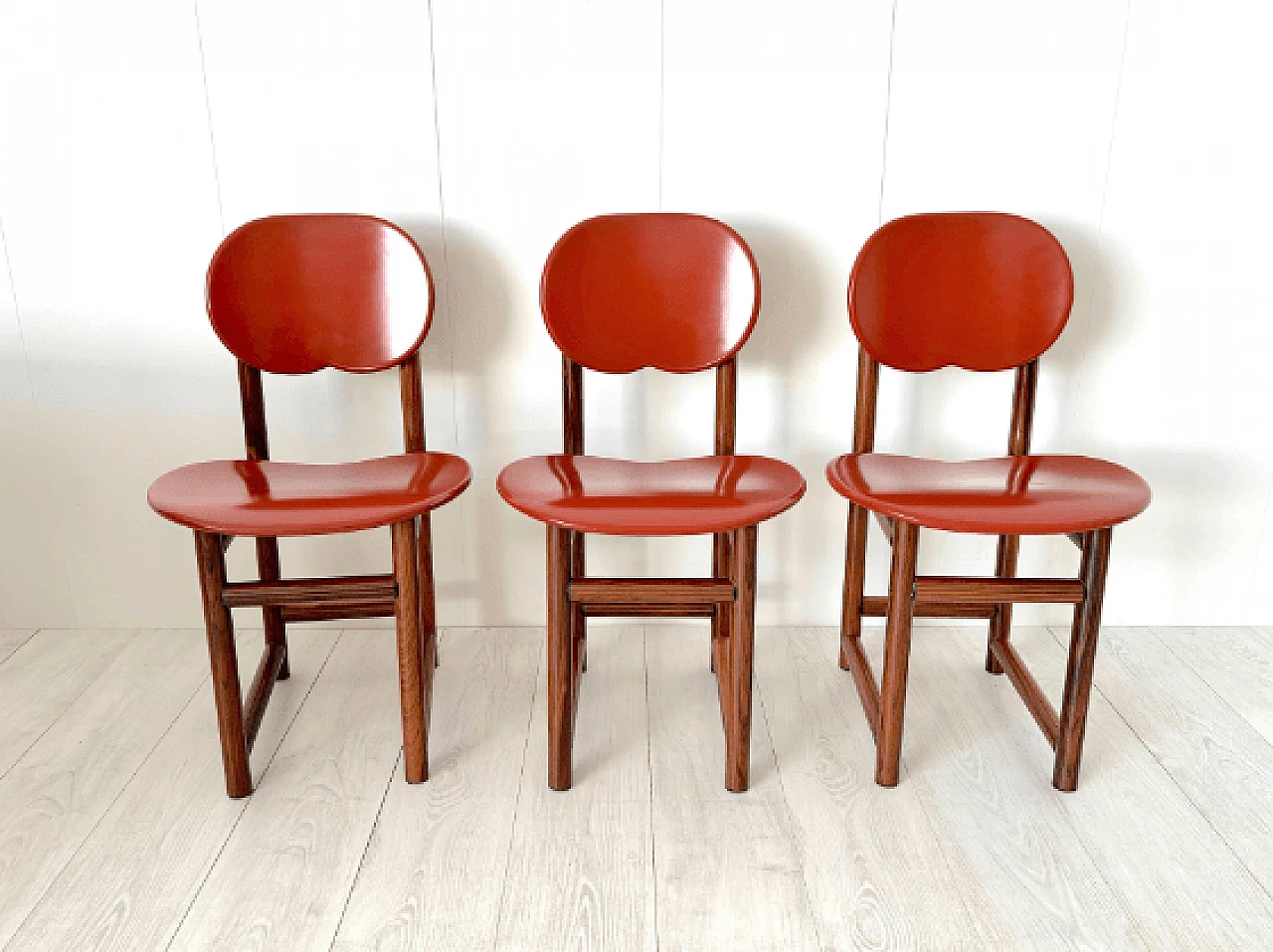 6 New Harmony chairs by Afra and Tobia Scarpa for Maxalto, 1970s 9