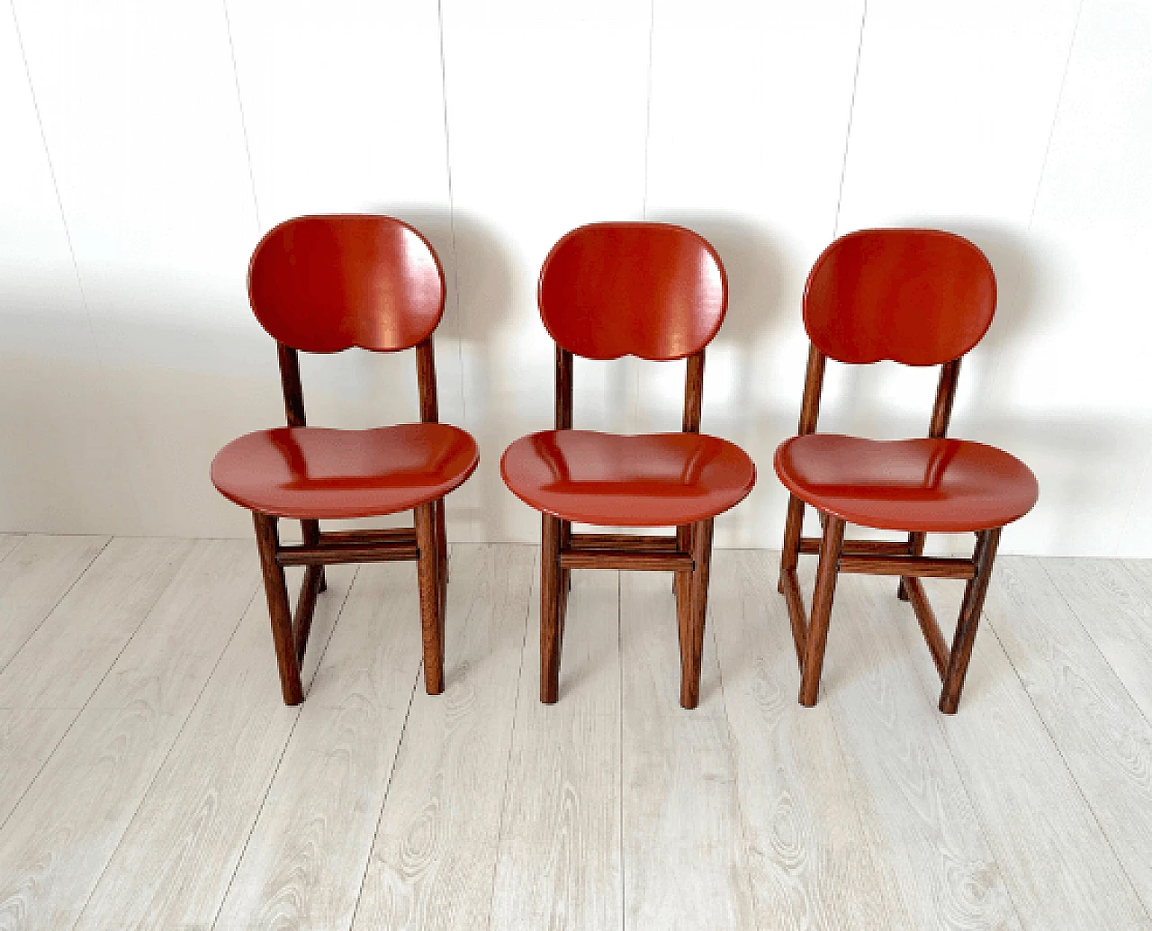 6 New Harmony chairs by Afra and Tobia Scarpa for Maxalto, 1970s 10