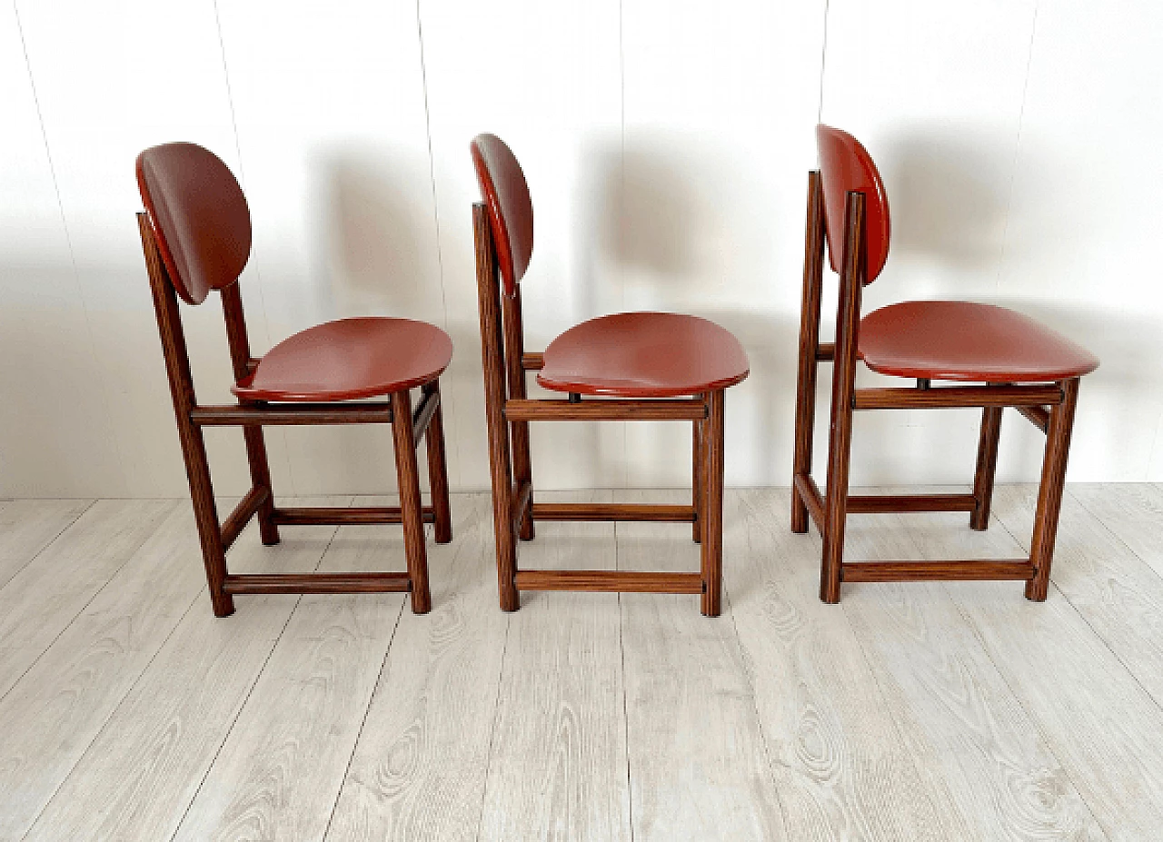 6 New Harmony chairs by Afra and Tobia Scarpa for Maxalto, 1970s 11