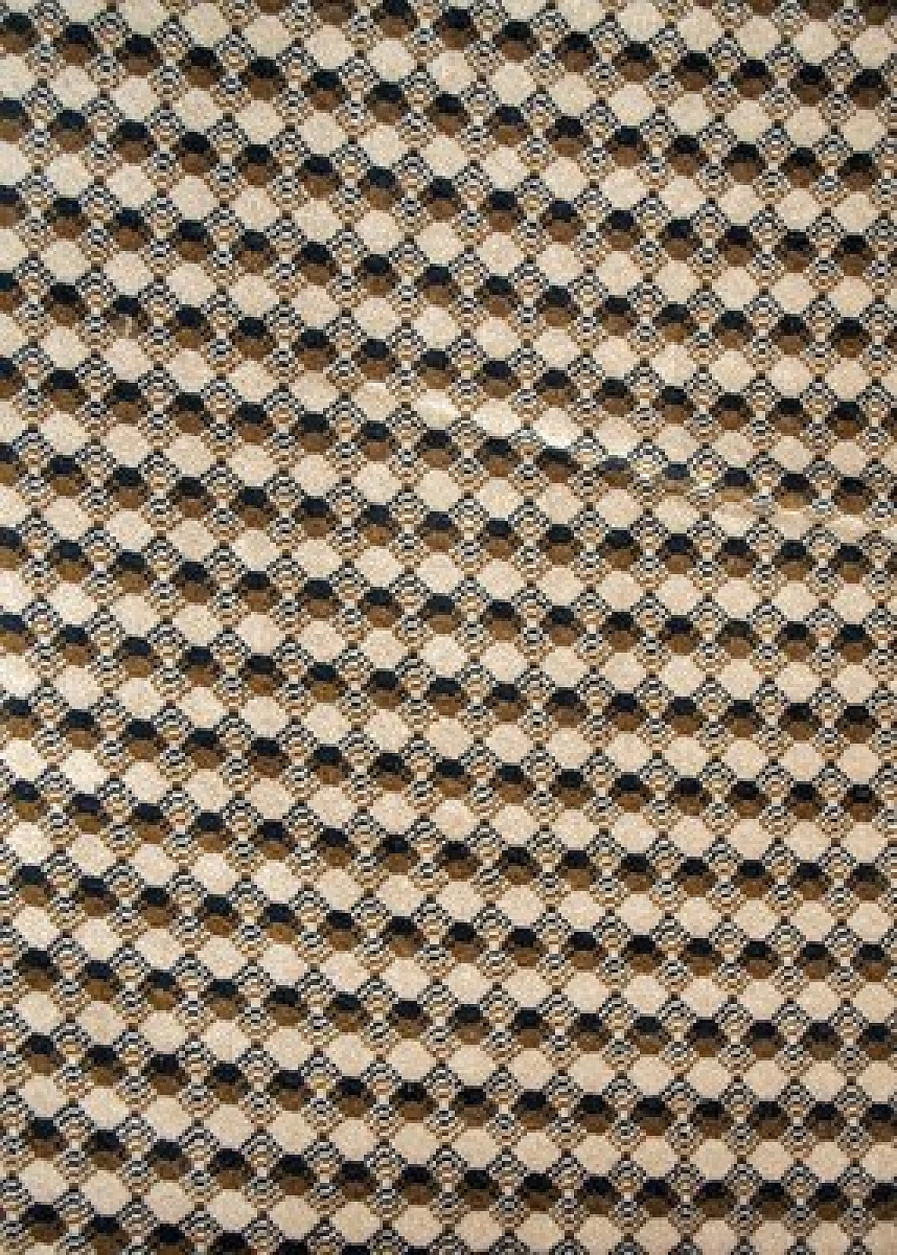 Fabric sofa with brass legs, 1960s 3
