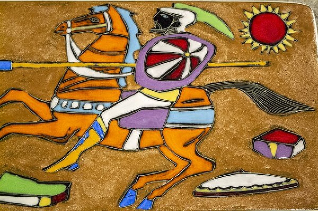 Bruno Ugo per Hugo R.S.M., bassorilievo in ceramica, anni '60 3