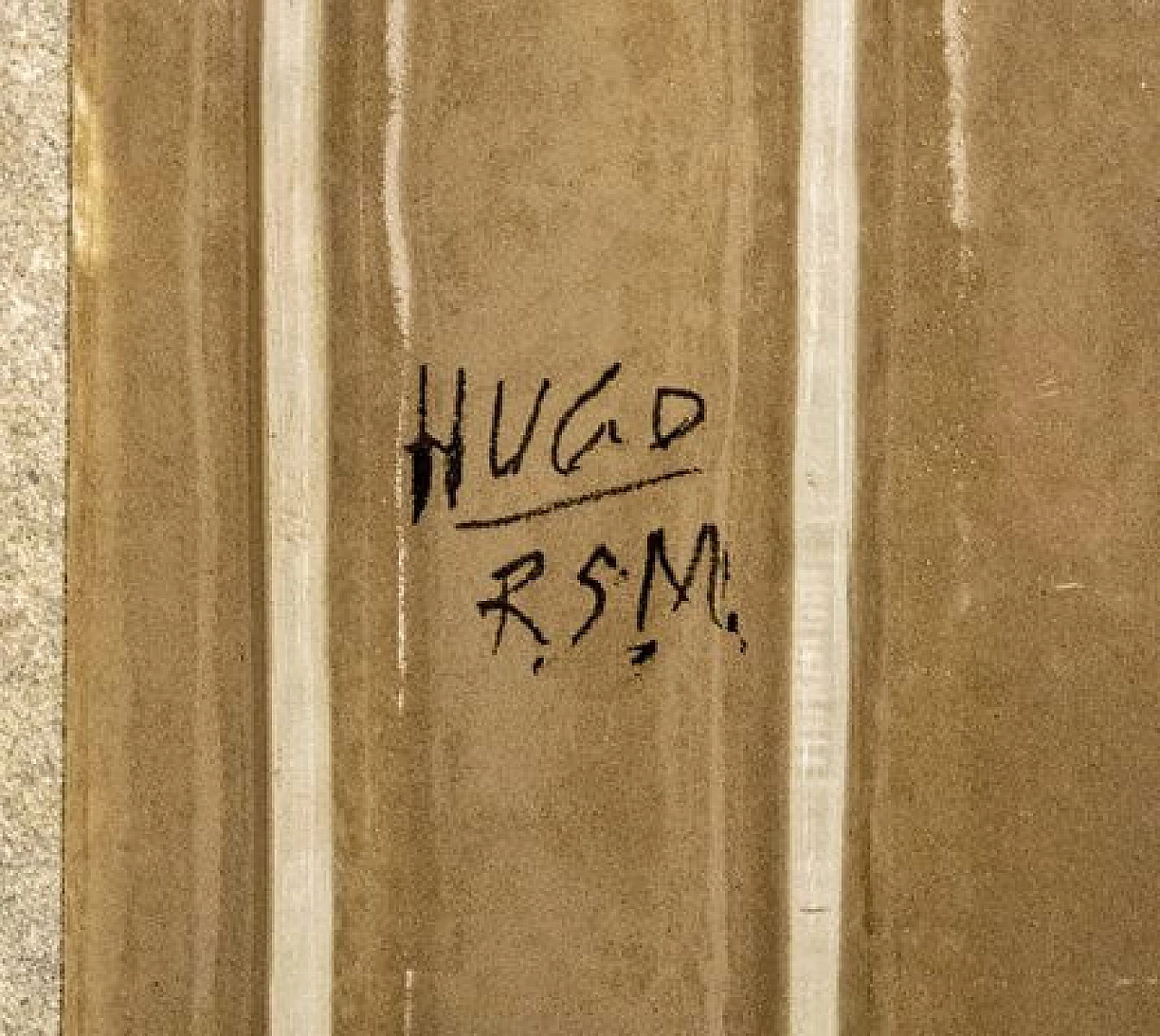 Bruno Ugo per Hugo R.S.M., bassorilievo in ceramica, anni '60 6