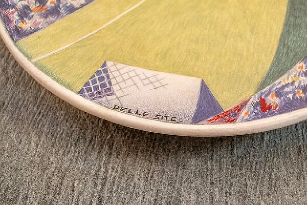 5 Piatti Connoisseur di Consorzio Ceramisti Faenza, anni '90 7