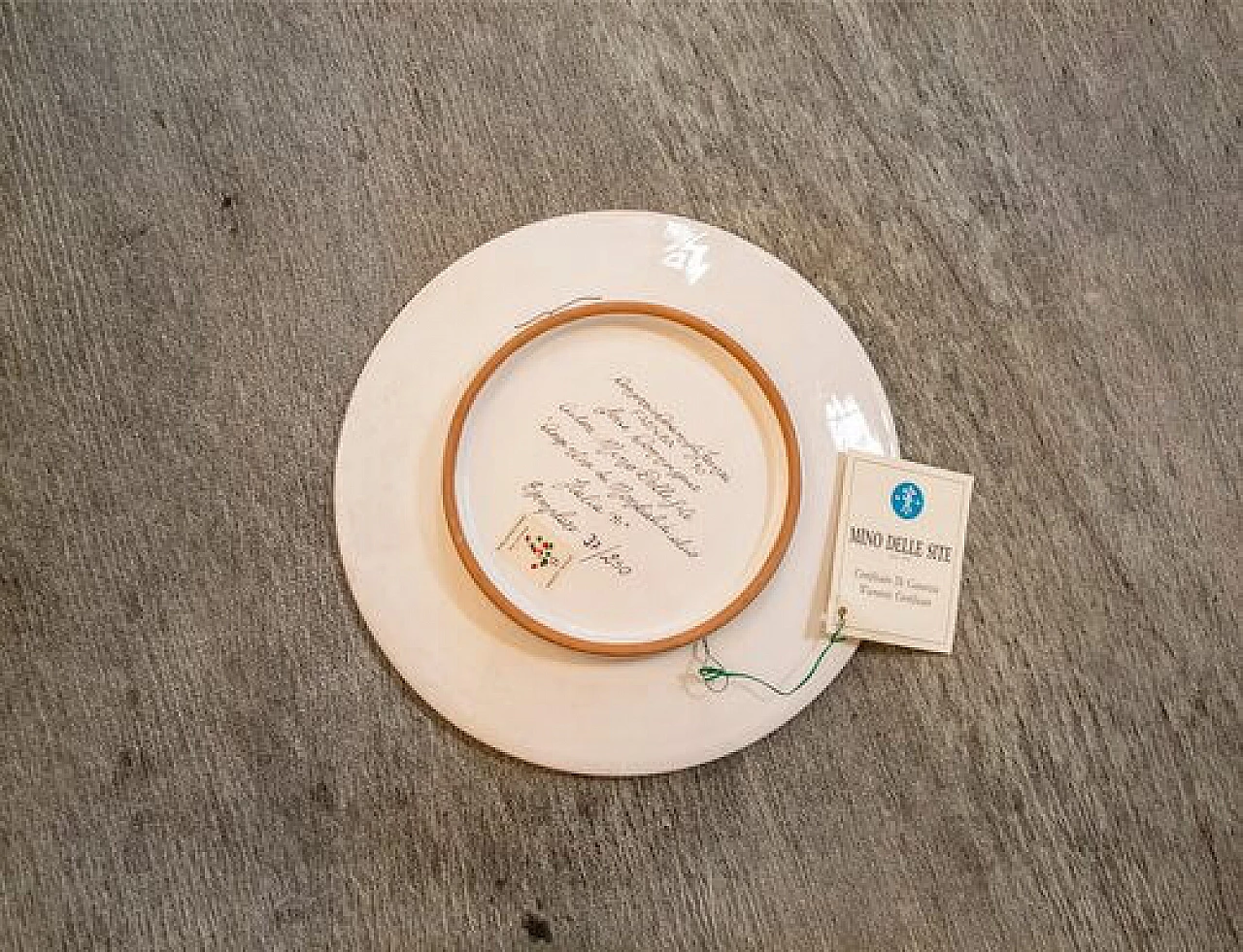 5 Piatti Connoisseur di Consorzio Ceramisti Faenza, anni '90 8