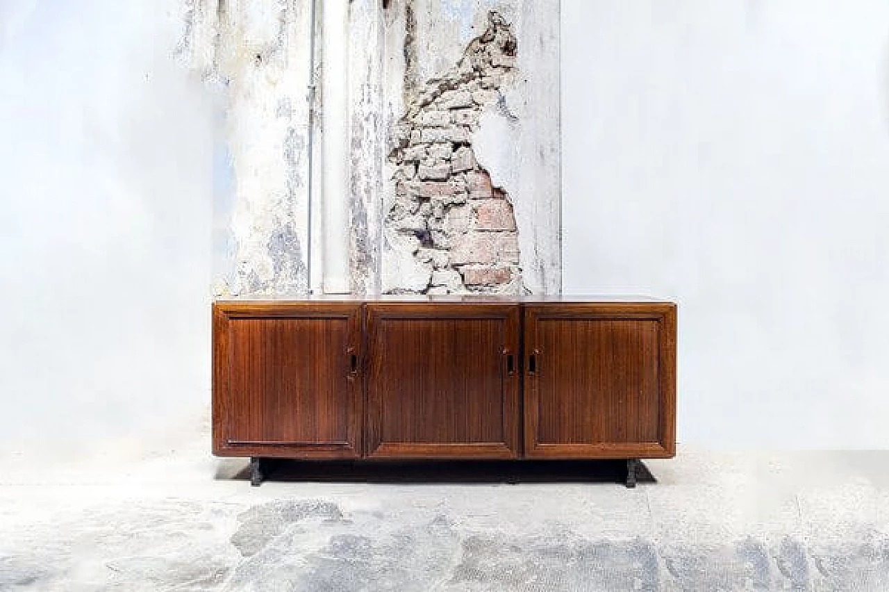 Credenza in palissandro di Franco Albini per Poggi, 1957 1