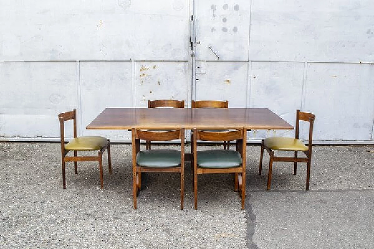 Rosewood table by Gianfranco Frattini for Bernini, 1957 11