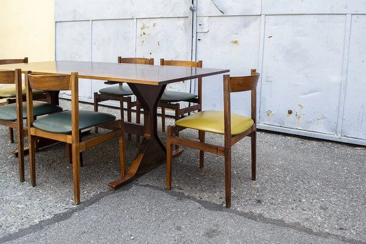 Rosewood table by Gianfranco Frattini for Bernini, 1957 12