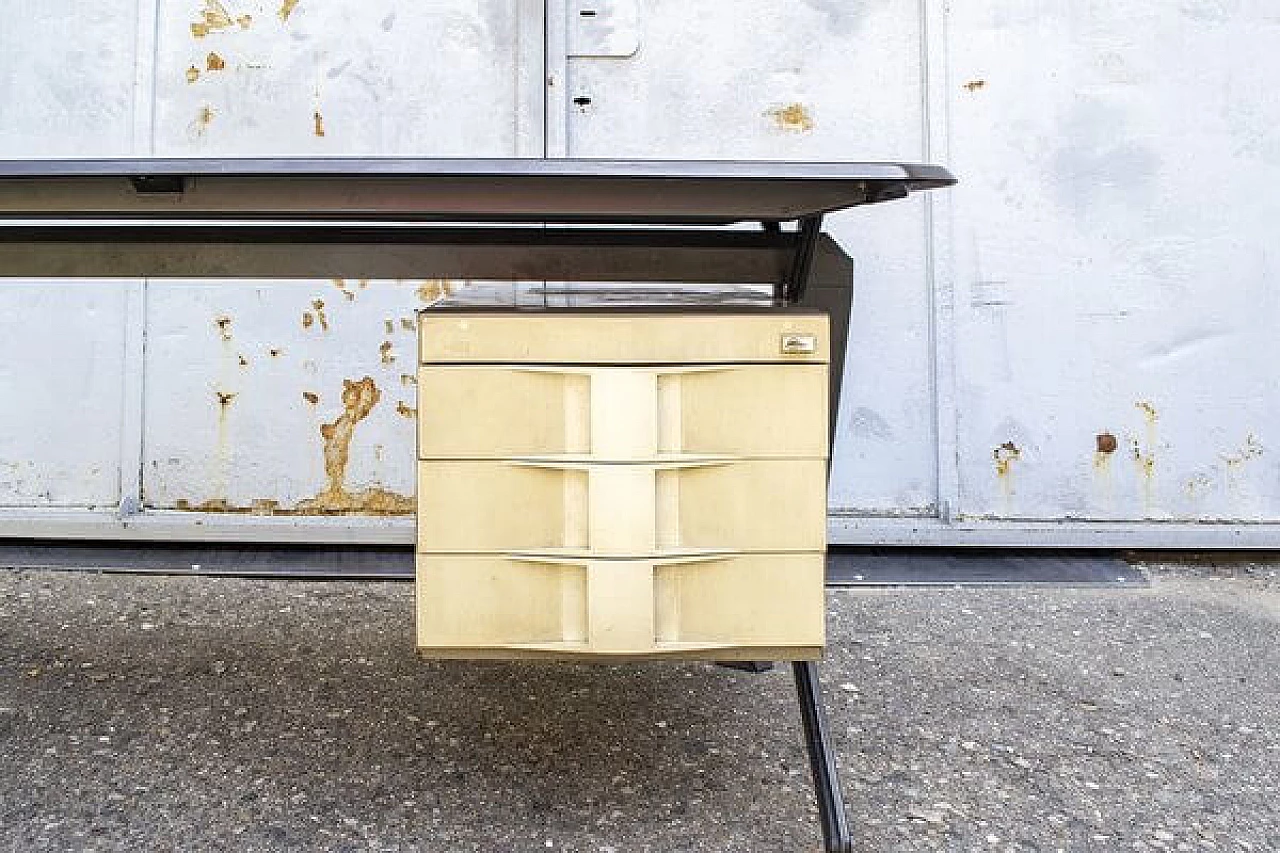 Arco desk with drawers by BBPR for Olivetti Synthesis, 1960s 4