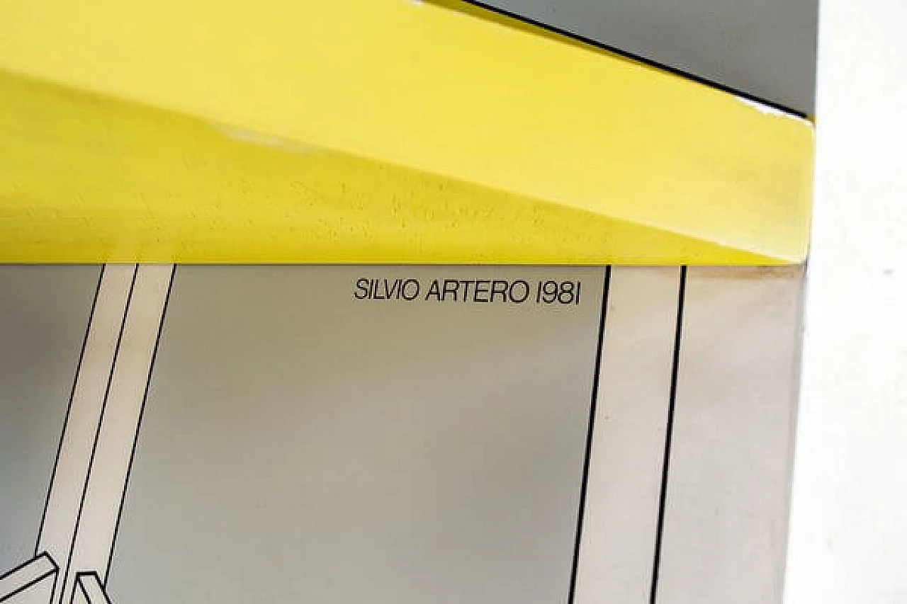 Silvio Artero, Bisbetica, scultura su legno verniciato, 1981 4