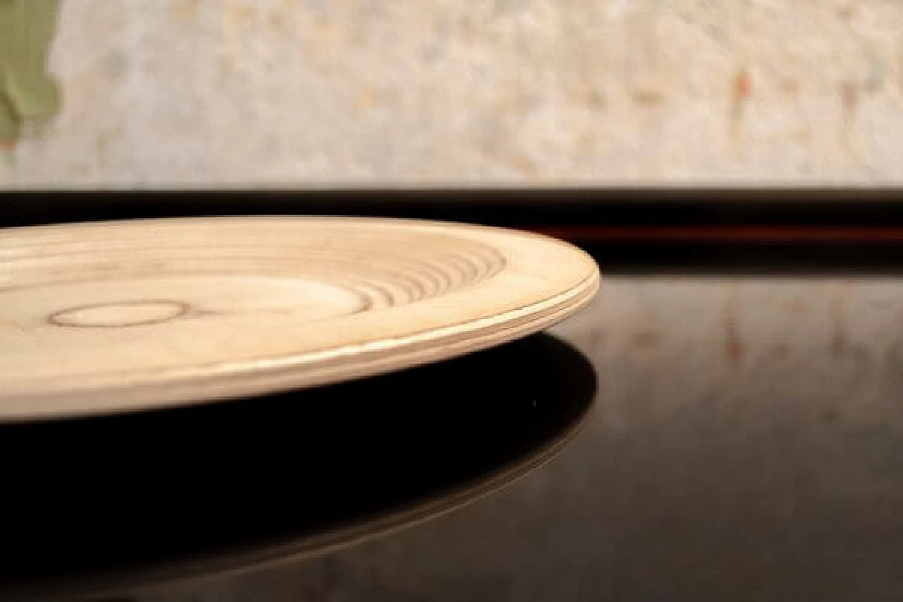 12 Piatti in legno di betulla di Aero Saarinen per Keuruu, anni '60 7