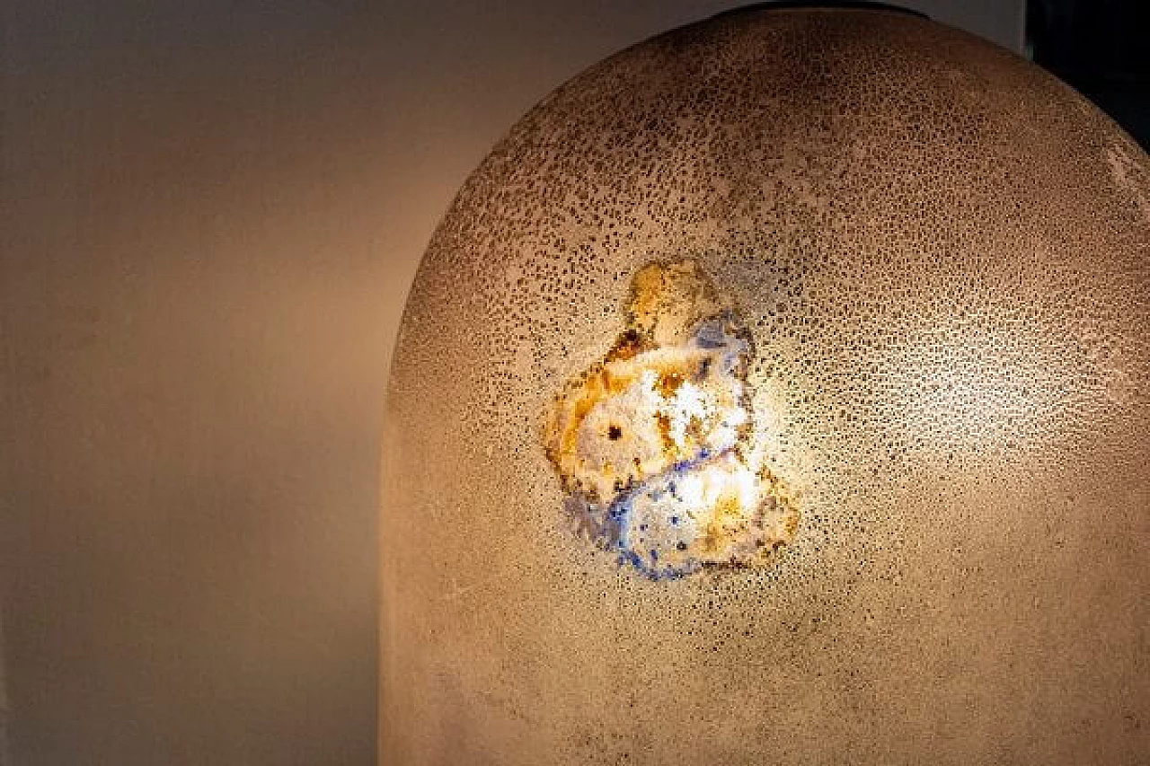 Lampada da terra Medusa in vetro di Murano di Alfredo Barbini, 1964 5