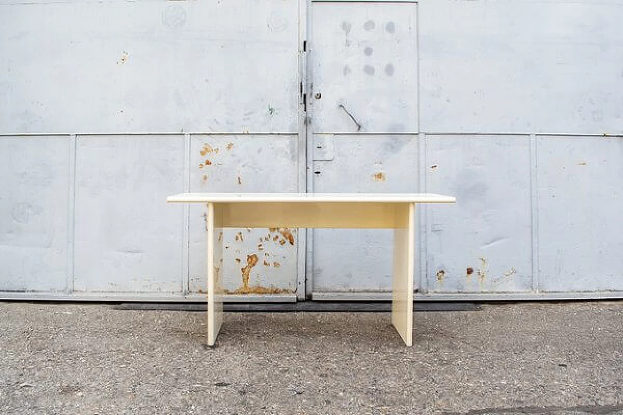 Consolle bianca di Giotto Stoppino per Acerbis, anni '70 1