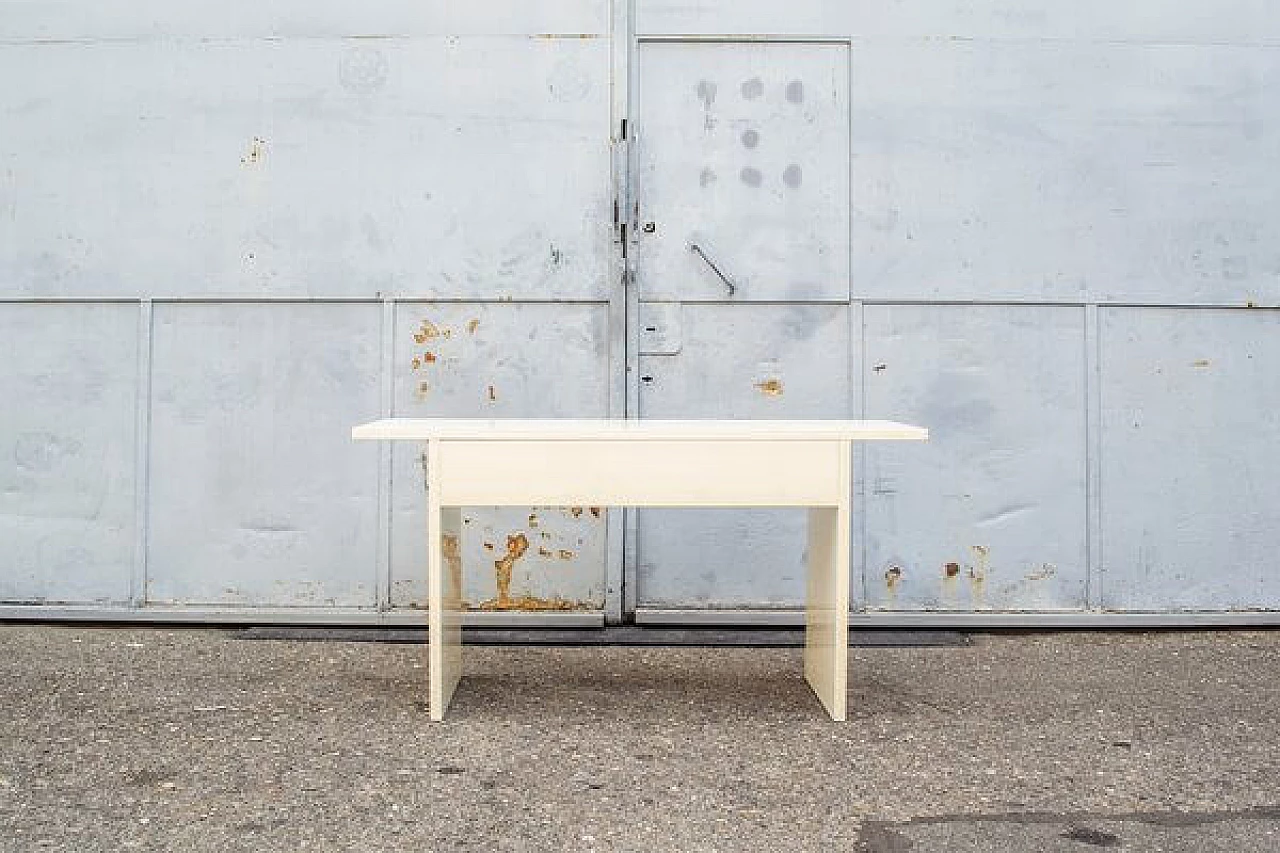 Consolle bianca di Giotto Stoppino per Acerbis, anni '70 2