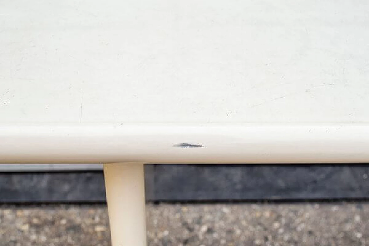 Consolle bianca di Giotto Stoppino per Acerbis, anni '70 5