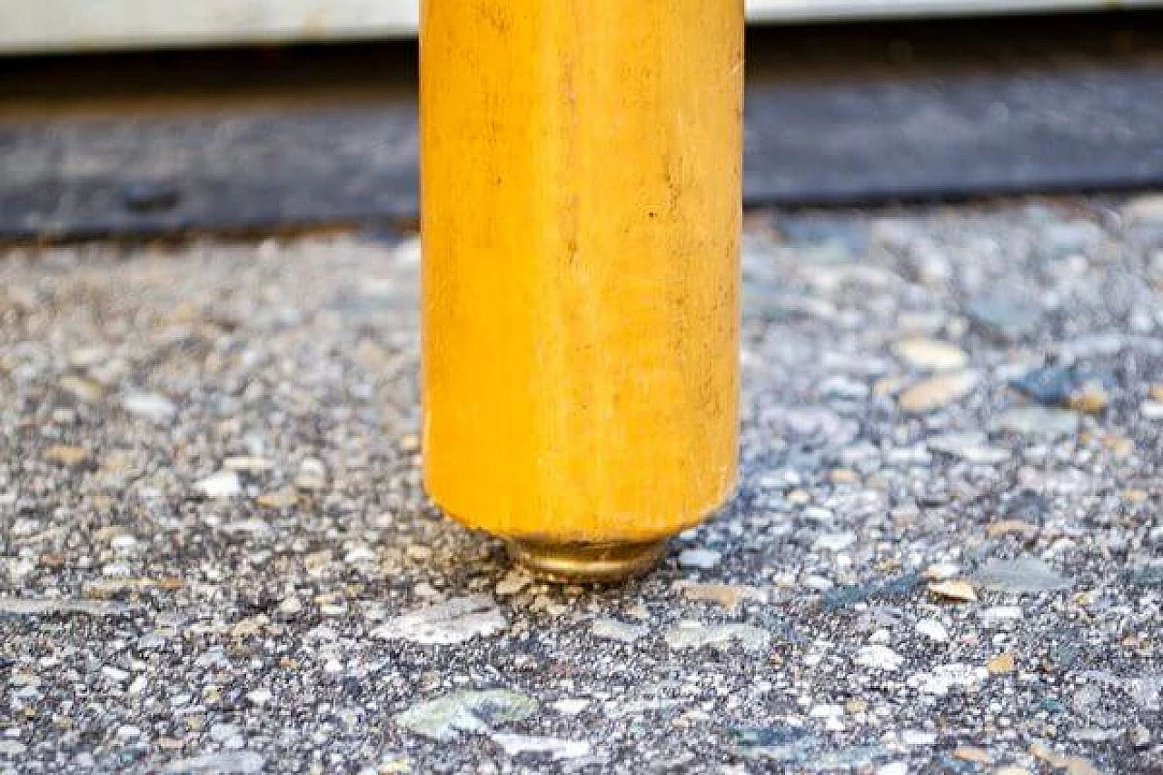 4 Sgabelli in legno e paglia in stile Charlotte Perriand, anni '70 3