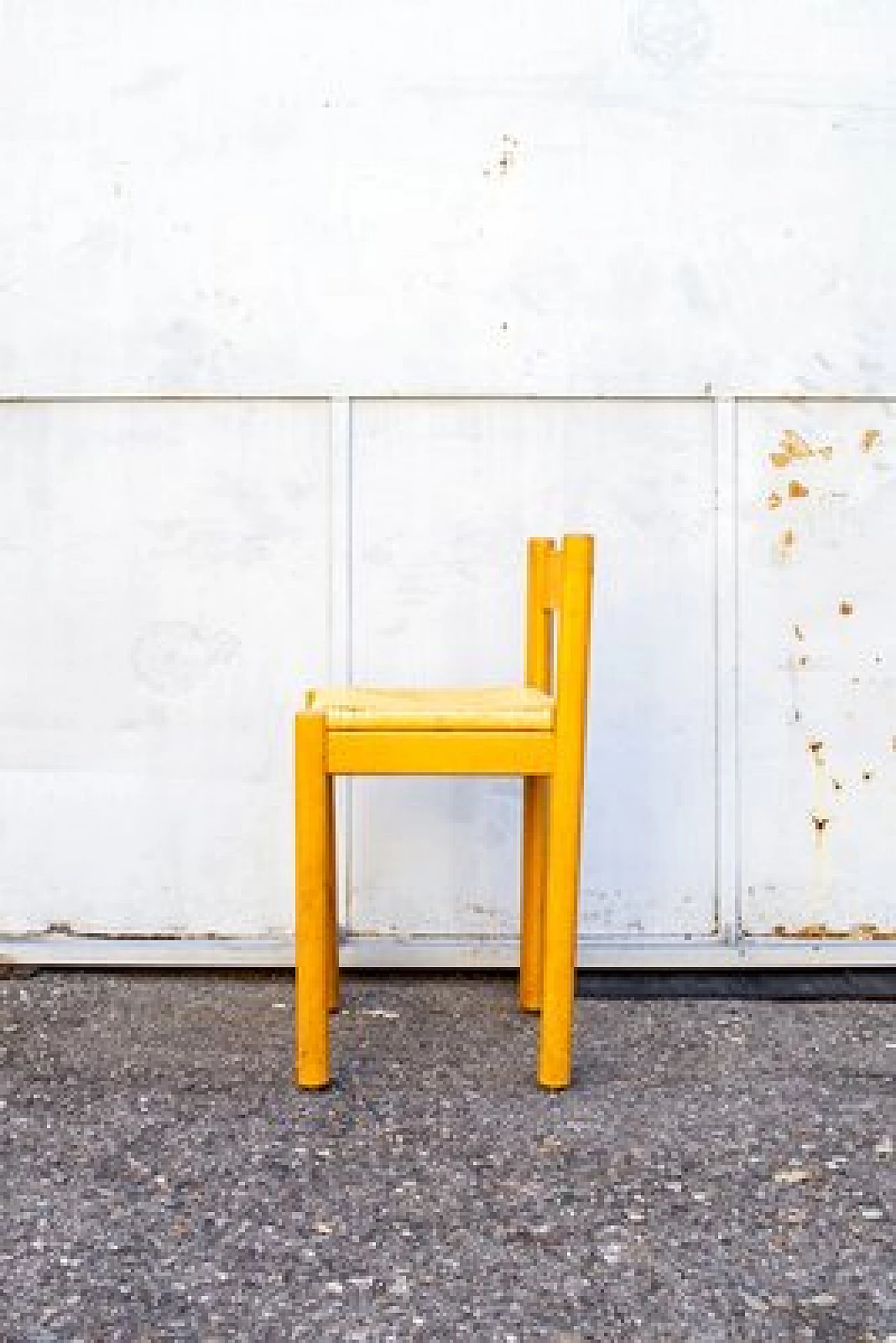 4 Sgabelli in legno e paglia in stile Charlotte Perriand, anni '70 7