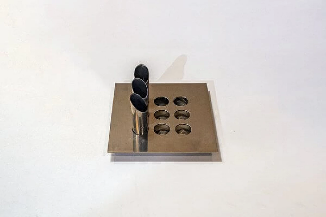 Scultura in acciaio di Mario Faggian per MAM, anni '70 1