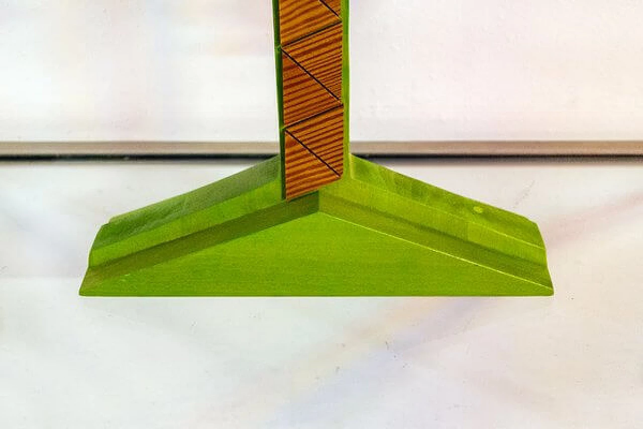 Legnomagia, scultura in legno laccato, omaggio a Depero, anni '80 6