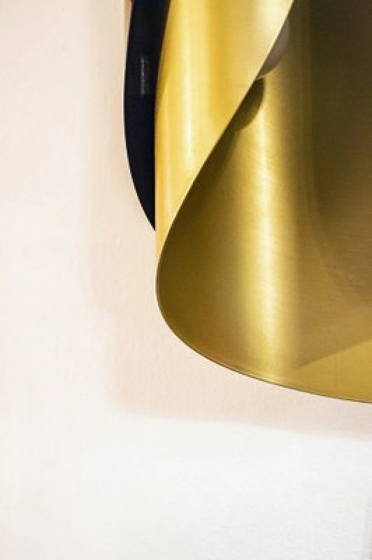 Brass wall light, 1970s 4