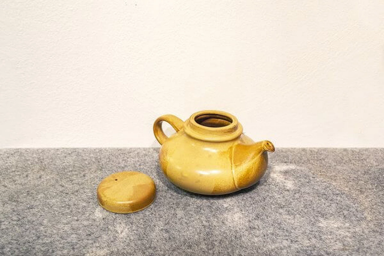 Ceramic teapot by Franco Pozzi for Gresline, 1970s 2