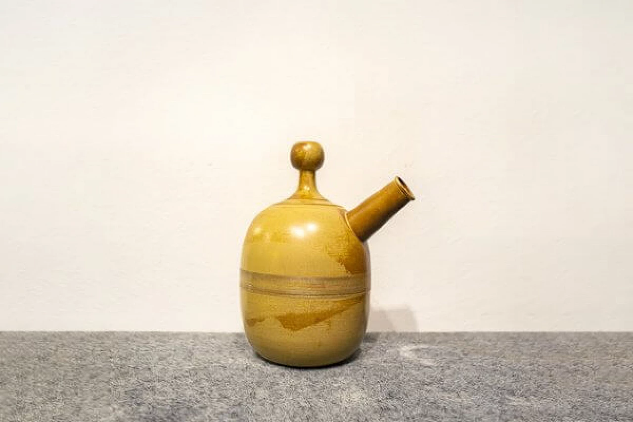 Ceramic jug by Franco Pozzi for Gresline, 1970s 1