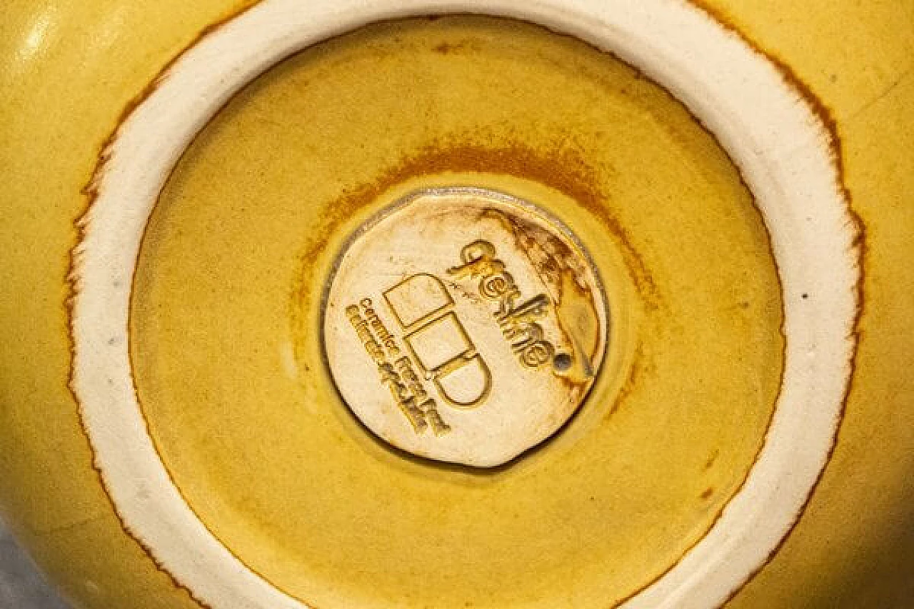 Bottiglia in ceramica di Franco Pozzi per Gresline, anni '70 3