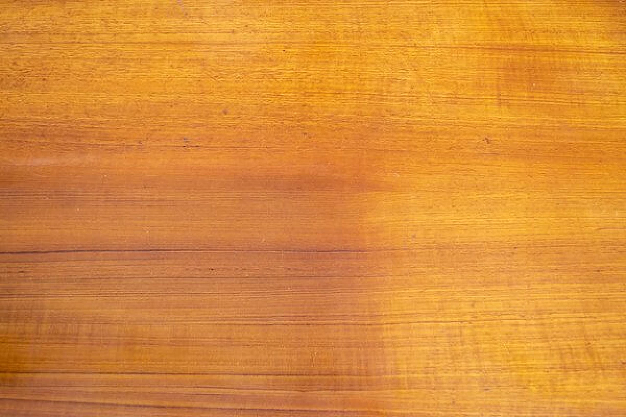 Scrivania in metallo nichelato e teak, anni '60 7