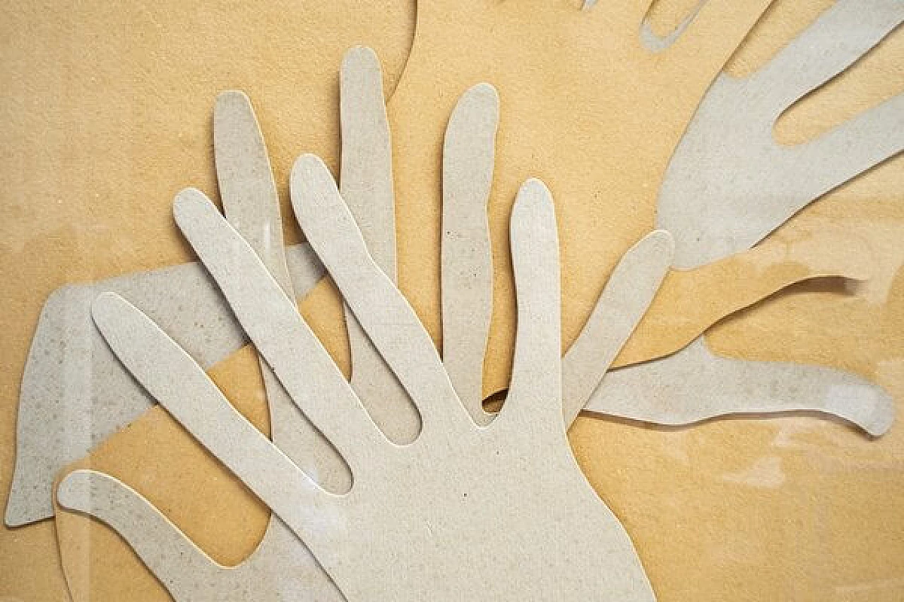 Multiplo in cartone fustellato Applausi di Mario Ceroli, 1969 7