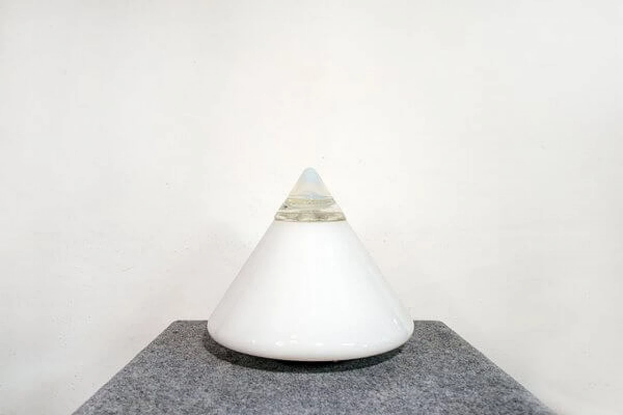 Lampada da tavolo Rio in vetro di Murano di Giusto Toso per Leucos, 1977 1