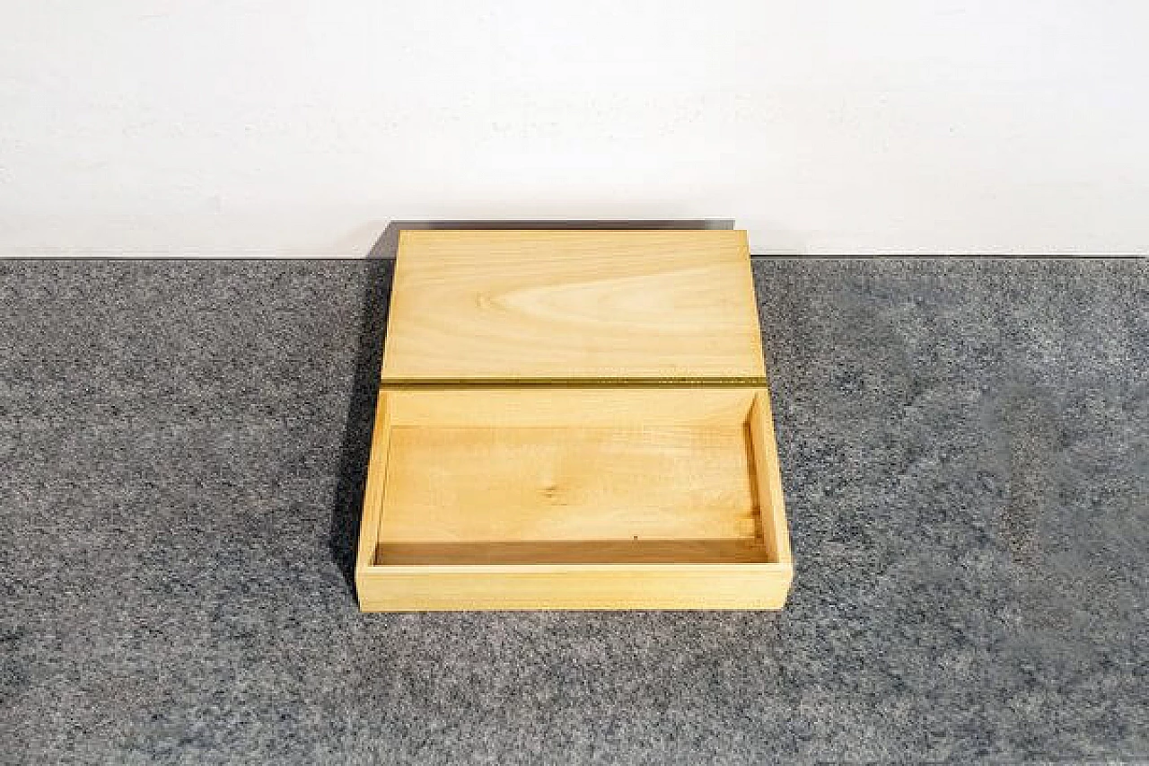 Mario Ceroli  per Fiat, scatola portaoggetti, produzione Poltronova, 1972 2