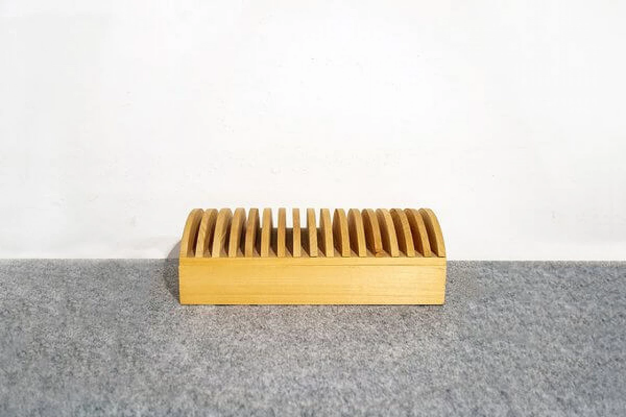 Mario Ceroli  per Fiat, scatola portaoggetti, produzione Poltronova, 1972 6