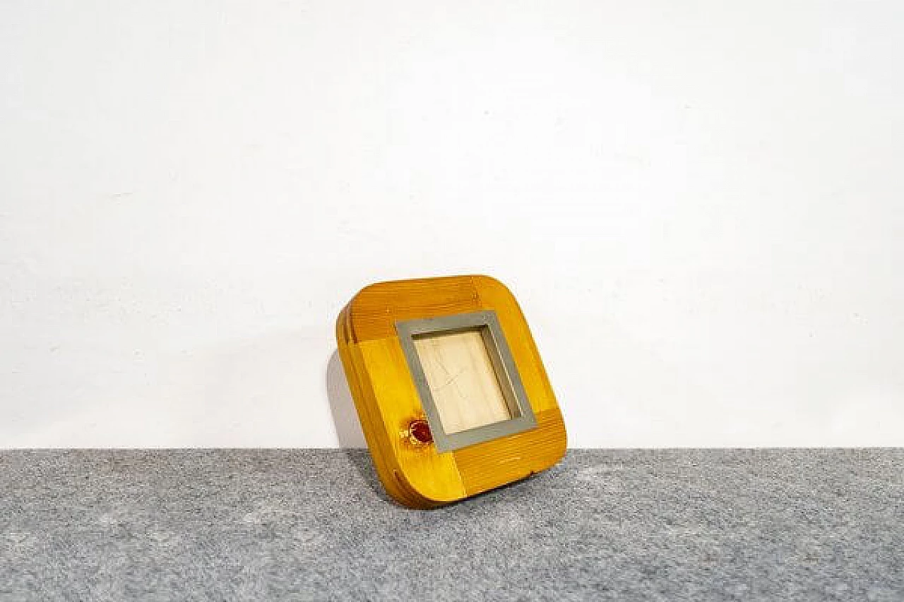 Wooden picture frame by Augusta Rossetti, 1960s 1