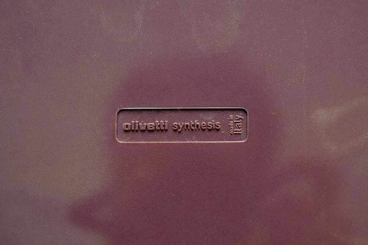 Cestino gettacarte con posacenere di Ettore Sottsass per Olivetti Sinthesis, 1973 5