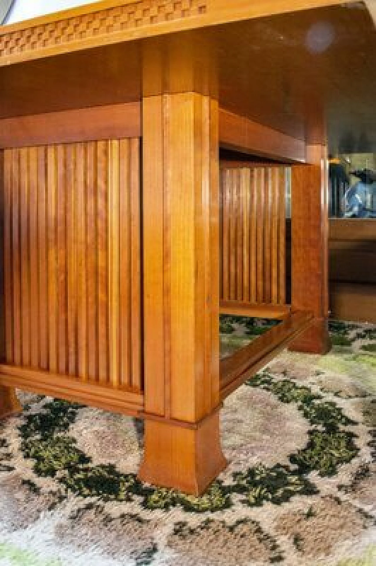 Tavolo 615 Husser e 4 sedie 614 Coonley 2 di Frank Lloyd Wright per Cassina, 1992 3