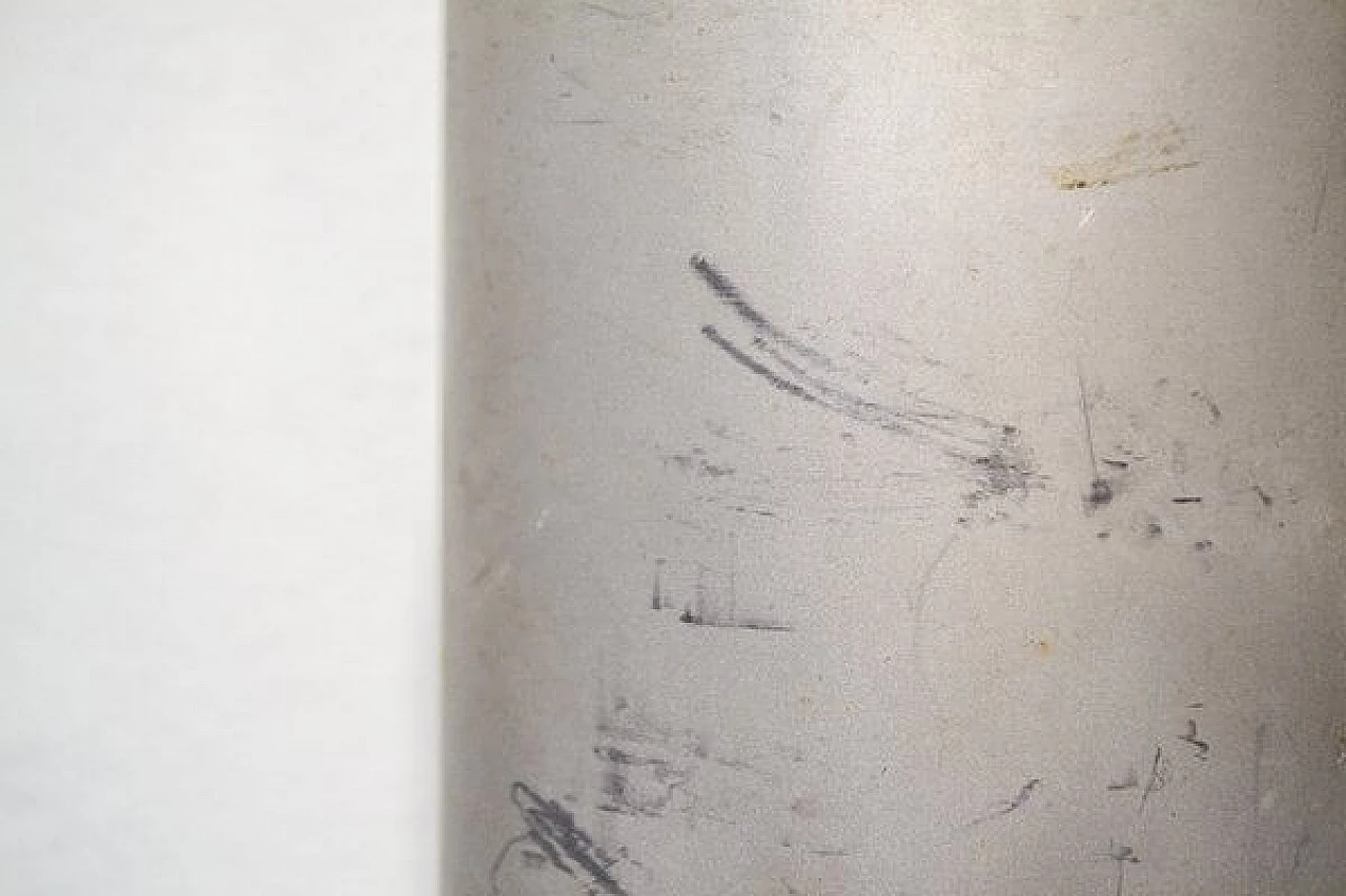 Pair of burnished aluminum table lamps, 1950s 6