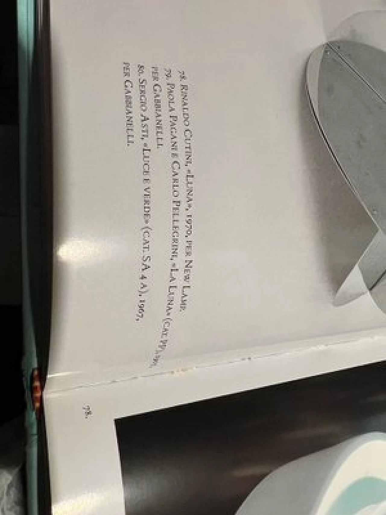 Luna table lamp by Paola Pagani, Carlo Pellegrini for Gabbianelli, 1967 12